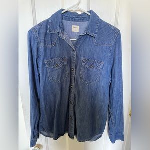 Gap western denim shirt